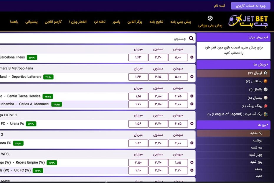 آموزش پیش بینی فوتبال